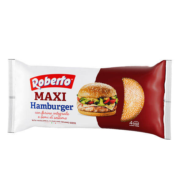 Maxi Hamburger Integrale con semi di sesamo