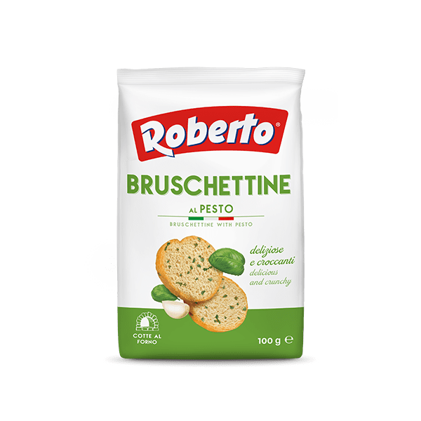 Bruschettine with pesto