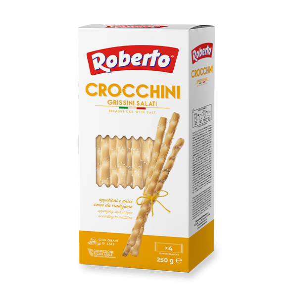 Crocchini Breadsticks with salt
