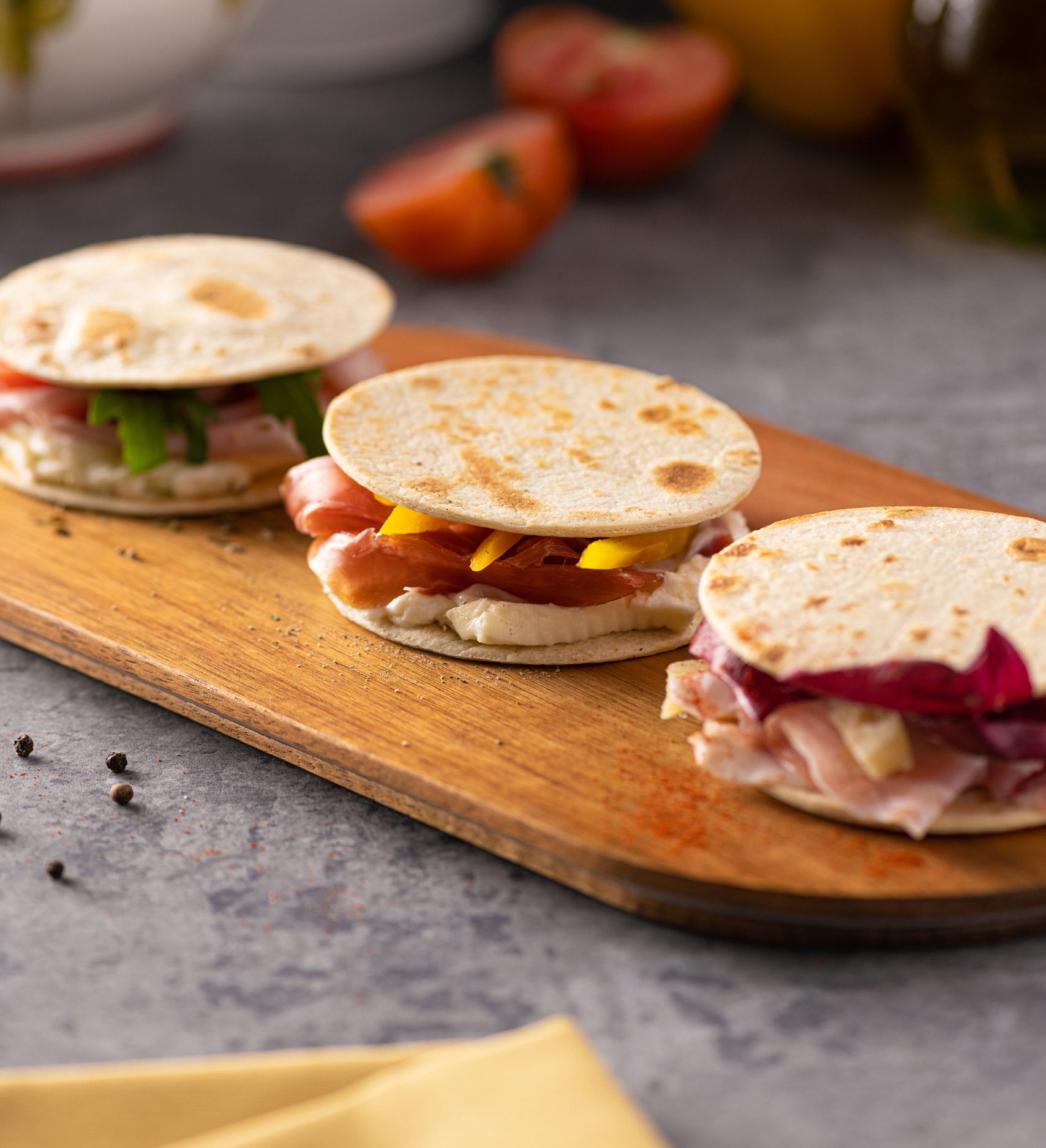 Tris di bocconcini di GranPiada