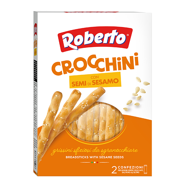 Crocchini Breadsticks with sesame seeds